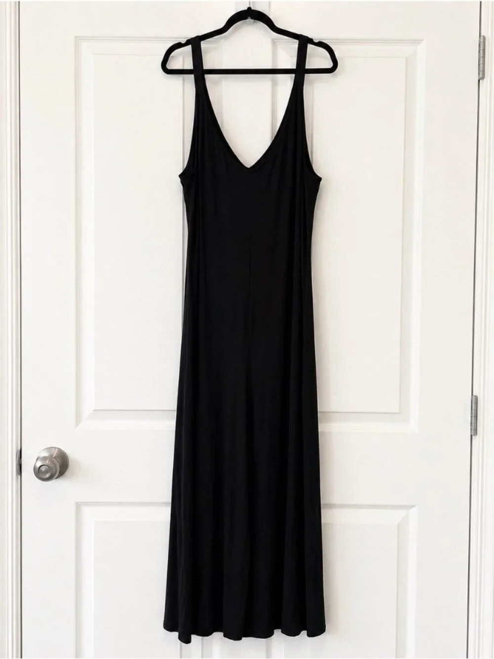 Athleta Nightime Bliss Sleep Romper Black Wide Leg Jumpsuit Loungewear Womens 1X